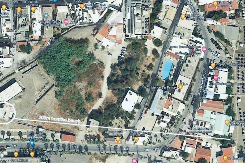 Cora May Central Villa With Private Pool 200M To The Beach Faliraki Exterior photo